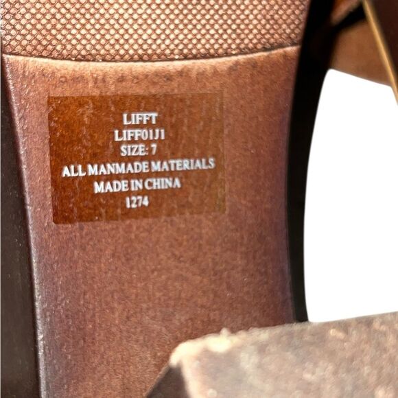 Steve Madden Tan Platform Sandals Size 7 - Picture 6 of 8